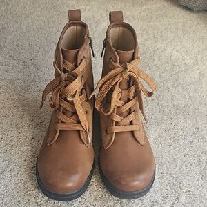 UGG Brown Lace Up Boots